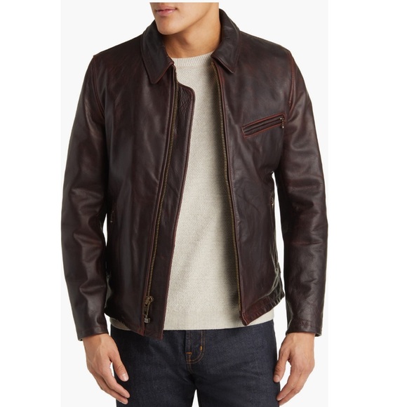 Schott NYC Other - Schott NYC Waxy Cowhide Leather Mechanics
Jacket Size Medium
